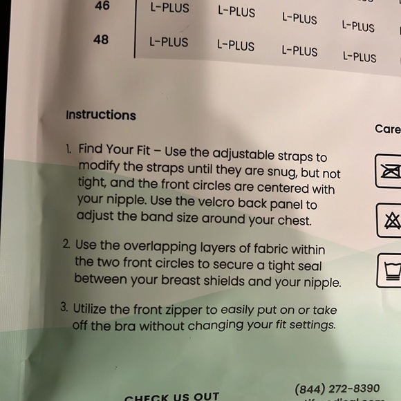 Motif Medical Hands Free Pumping Bra in black size XS-L, NIB - Picture 6 of 8